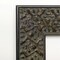 Amanti Art Non-Beveled Wood Wall Mirror, Intaglio Embossed Black Frame